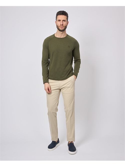Chemise en coton Urban Ring avec logo URBAN RING | UR810015MILITARE